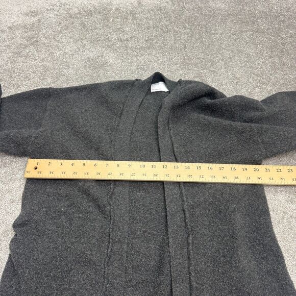 ASOS Design Open Long cardigan Sweater Womens Small Charcoal Gray Knit Casual - Picture 12 of 14